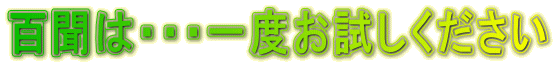 百聞は一見に如かず