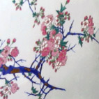 染錦金彩桜絵柄